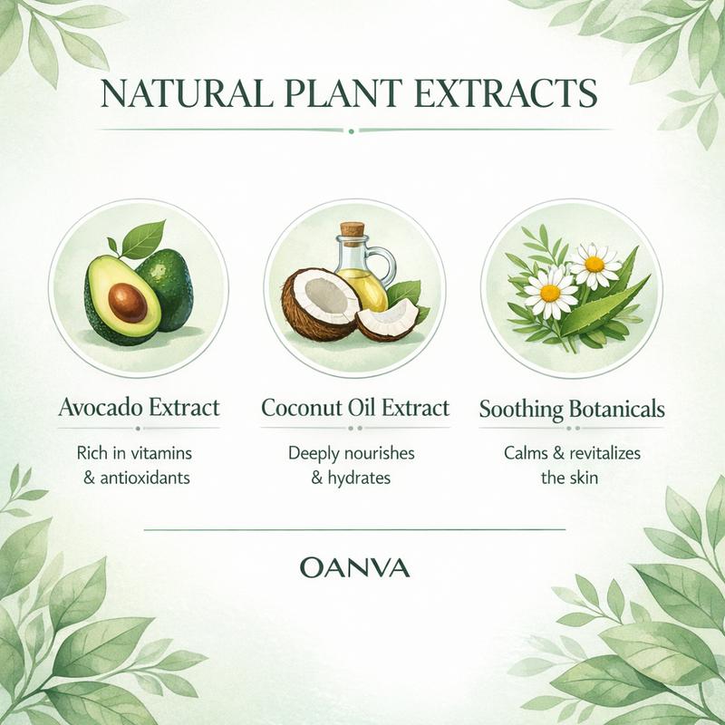 OANVA foot peel mask with avocado and coconut oil